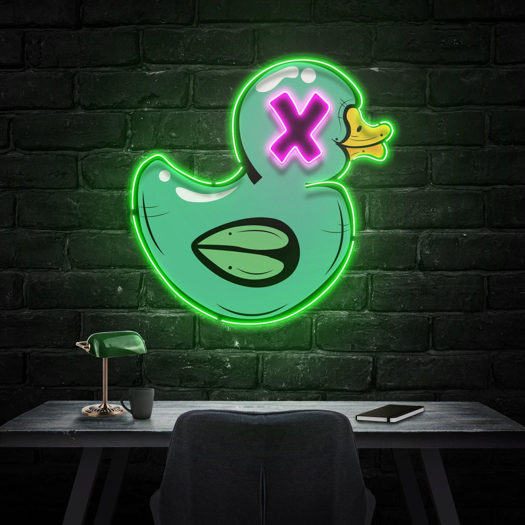 Bad duck Art Work Led Neon Sign Light - Neonbir