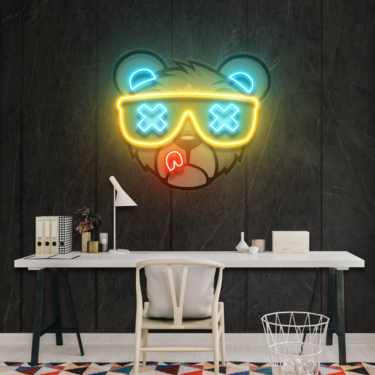 Bear Neon Artwork Led Neon Sign Light - Neonbir