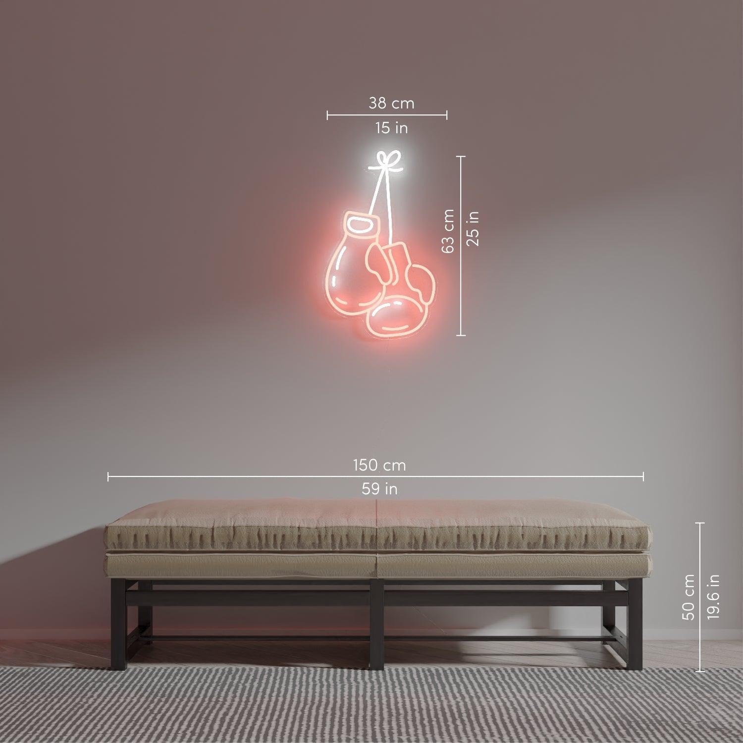 Boxing Gloves - Neon Tabela - Neonbir