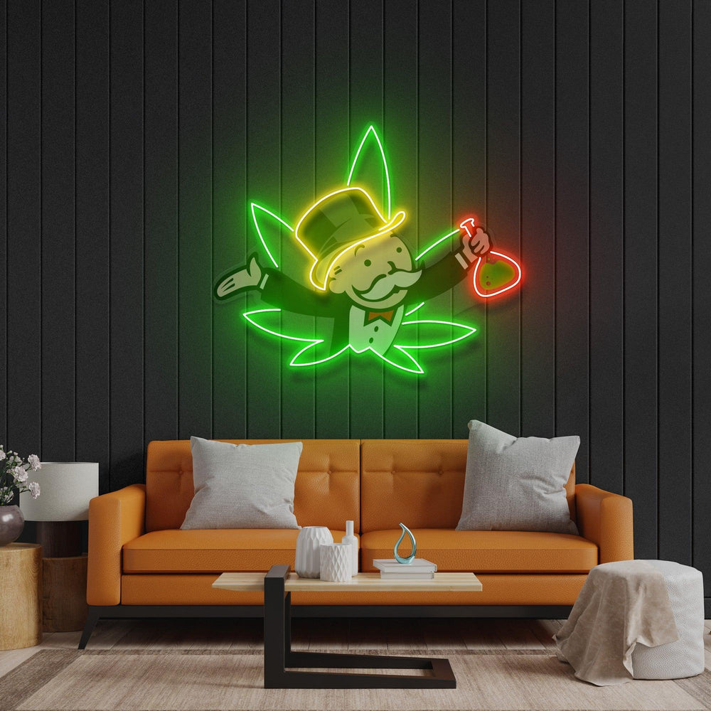 Bongopoly Led Neon Acrylic Artwork Led Neon Sign Light - Neonbir