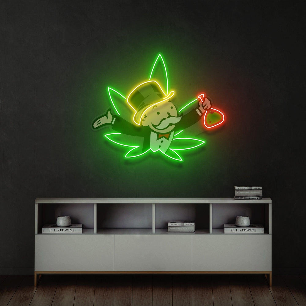 Bongopoly Led Neon Acrylic Artwork Led Neon Sign Light - Neonbir