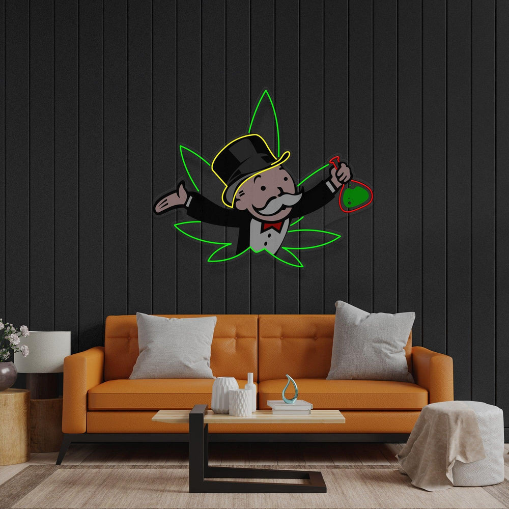 Bongopoly Led Neon Acrylic Artwork Led Neon Sign Light - Neonbir
