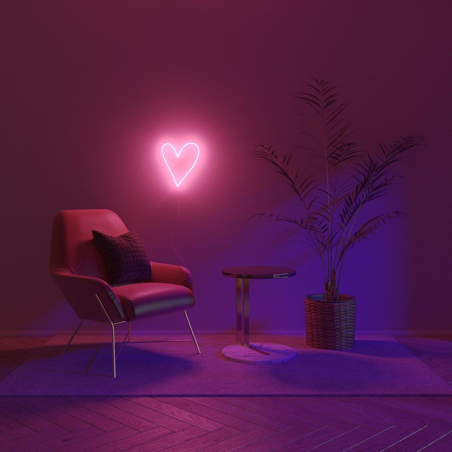 Big Big Heart - Neon Tabela - Neonbir