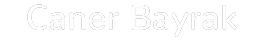 Özel Tasarım : Caner Bayrak
