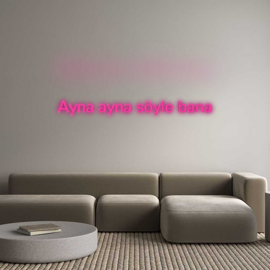 Özel Tasarım : Ayna ayna söy...