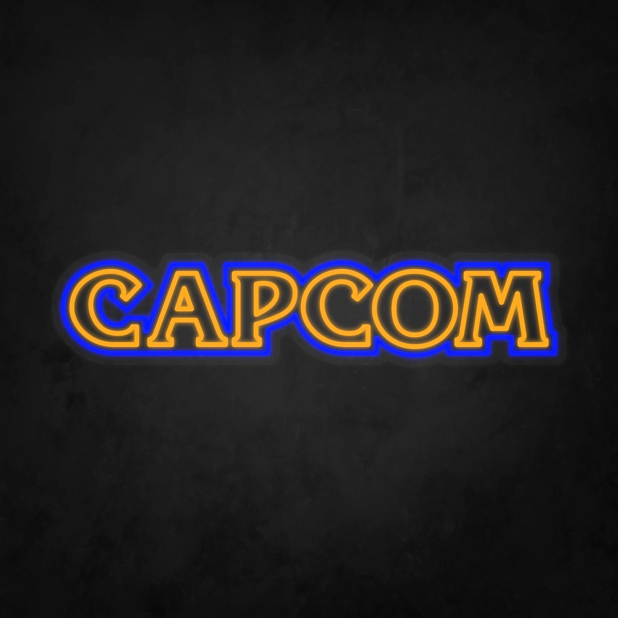 Capcom Logo Neon Tabela - Neonbir