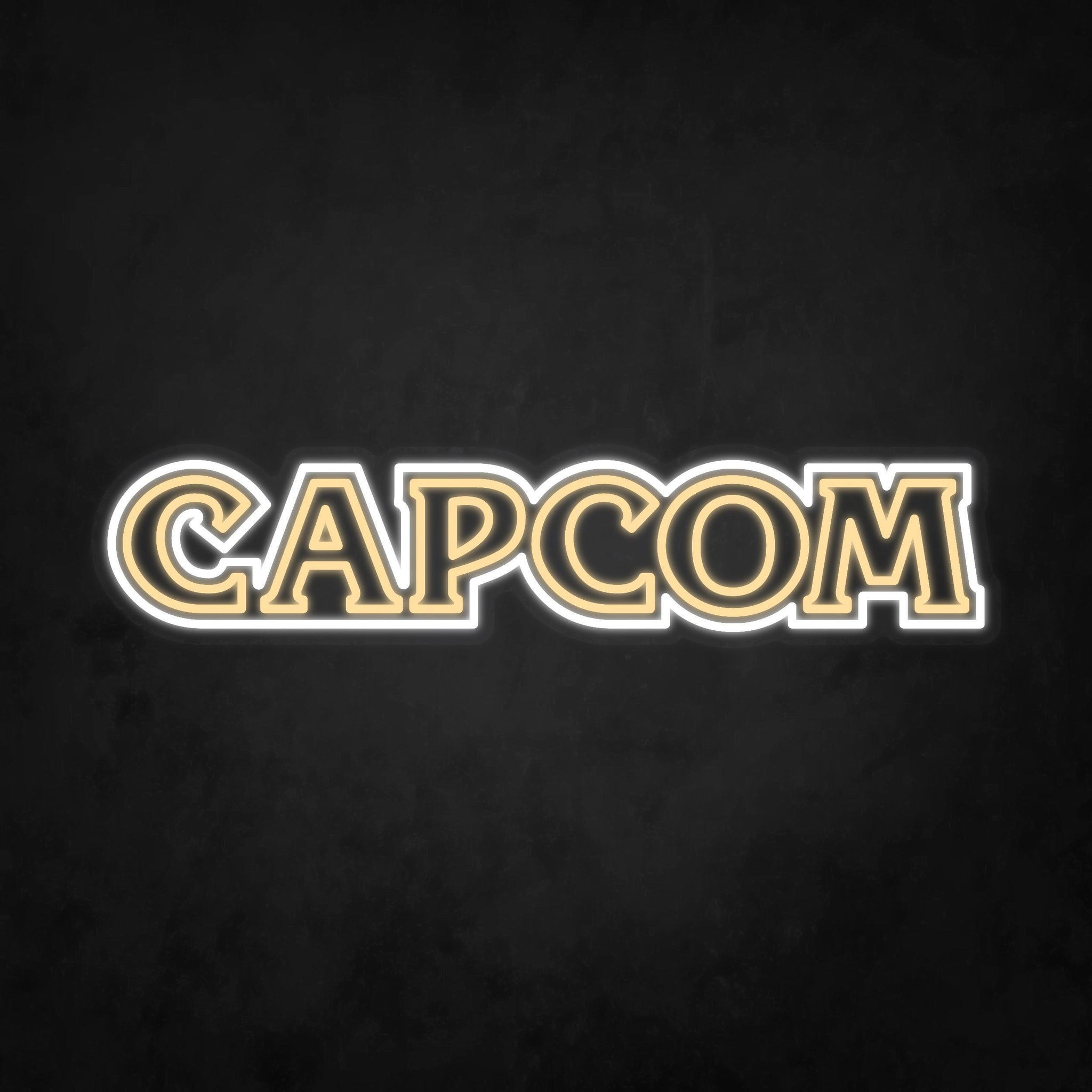 Capcom Logo Neon Tabela - Neonbir