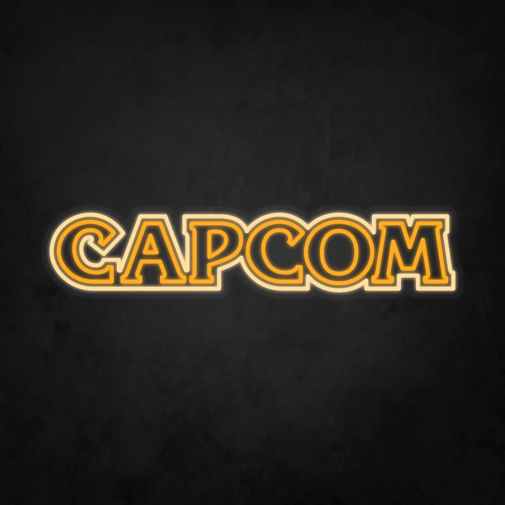 Capcom Logo Neon Tabela - Neonbir
