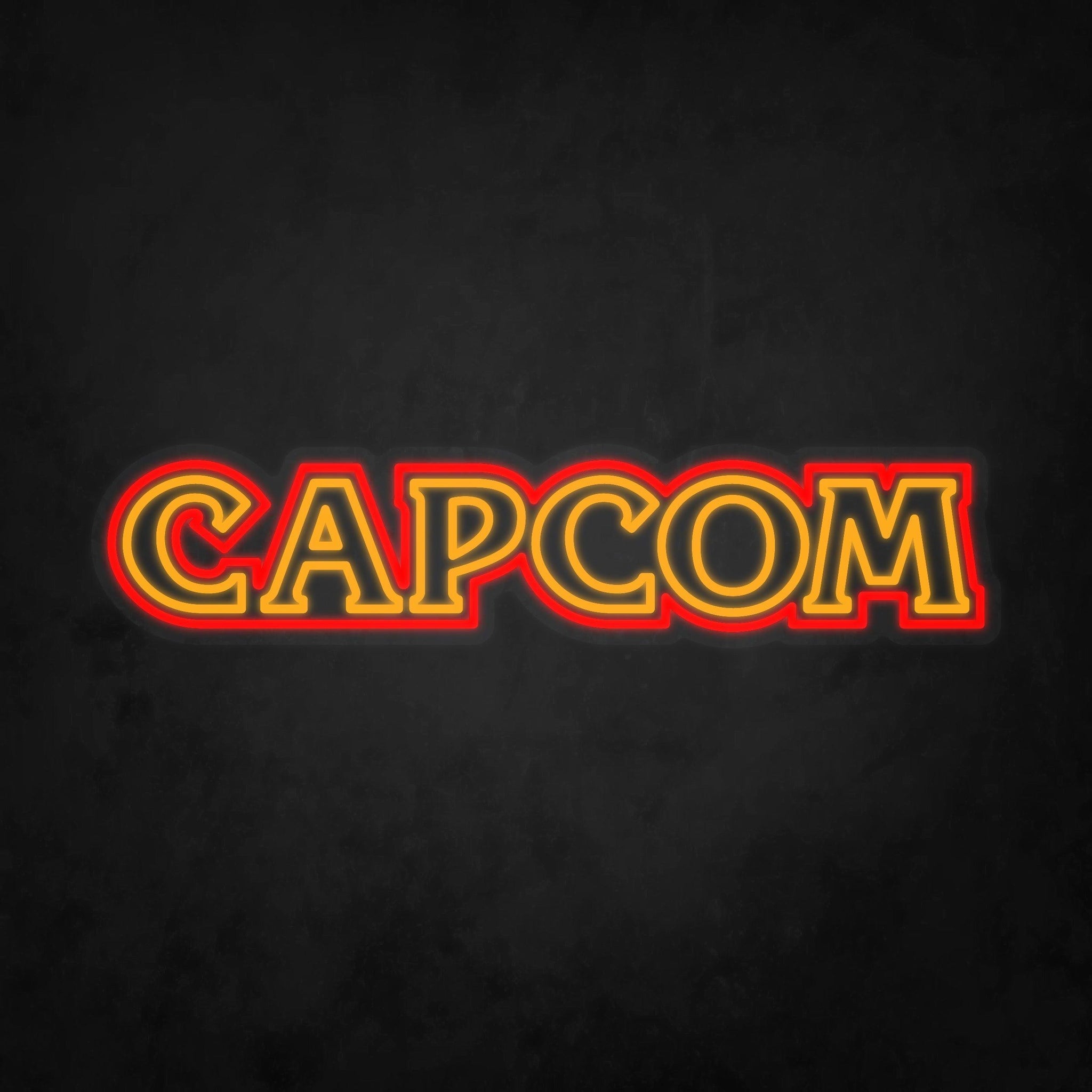 Capcom Logo Neon Tabela - Neonbir