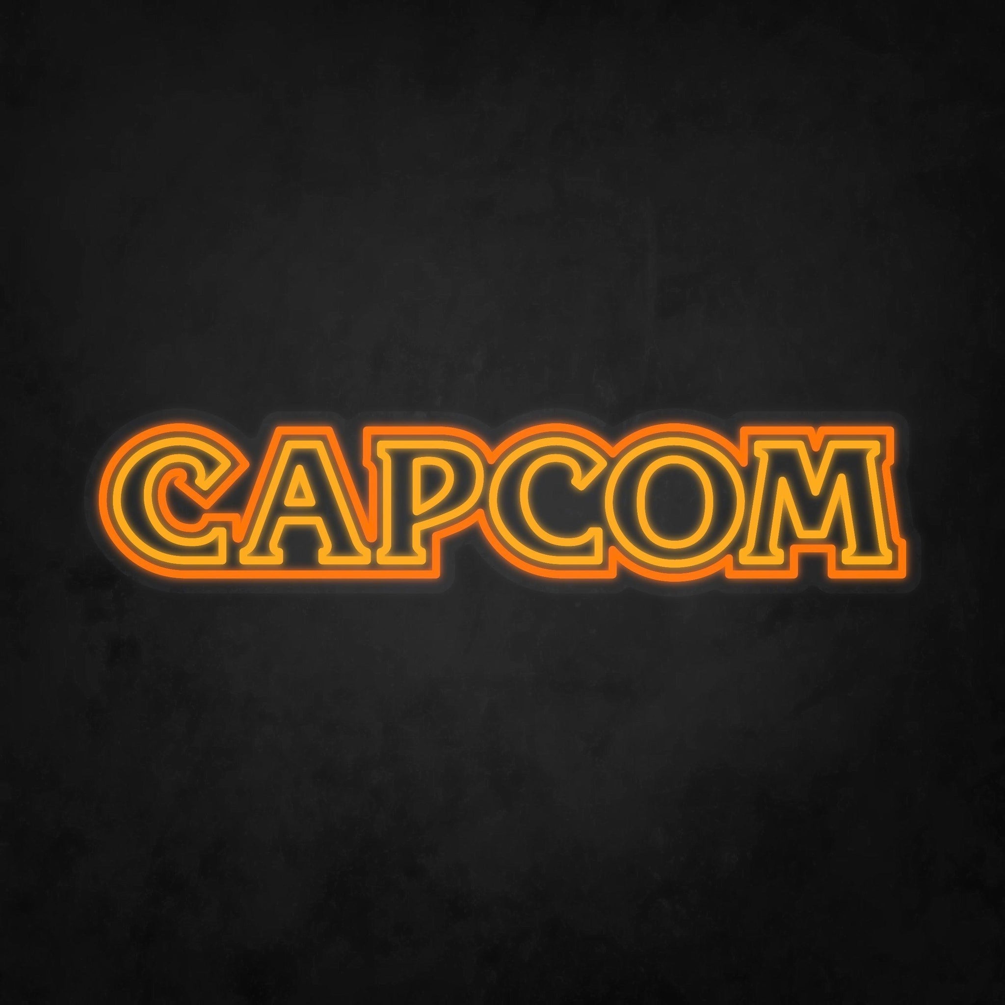 Capcom Logo Neon Tabela - Neonbir