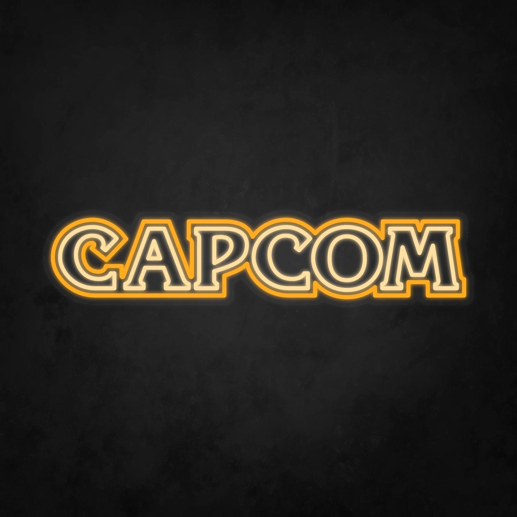 Capcom Logo Neon Tabela - Neonbir