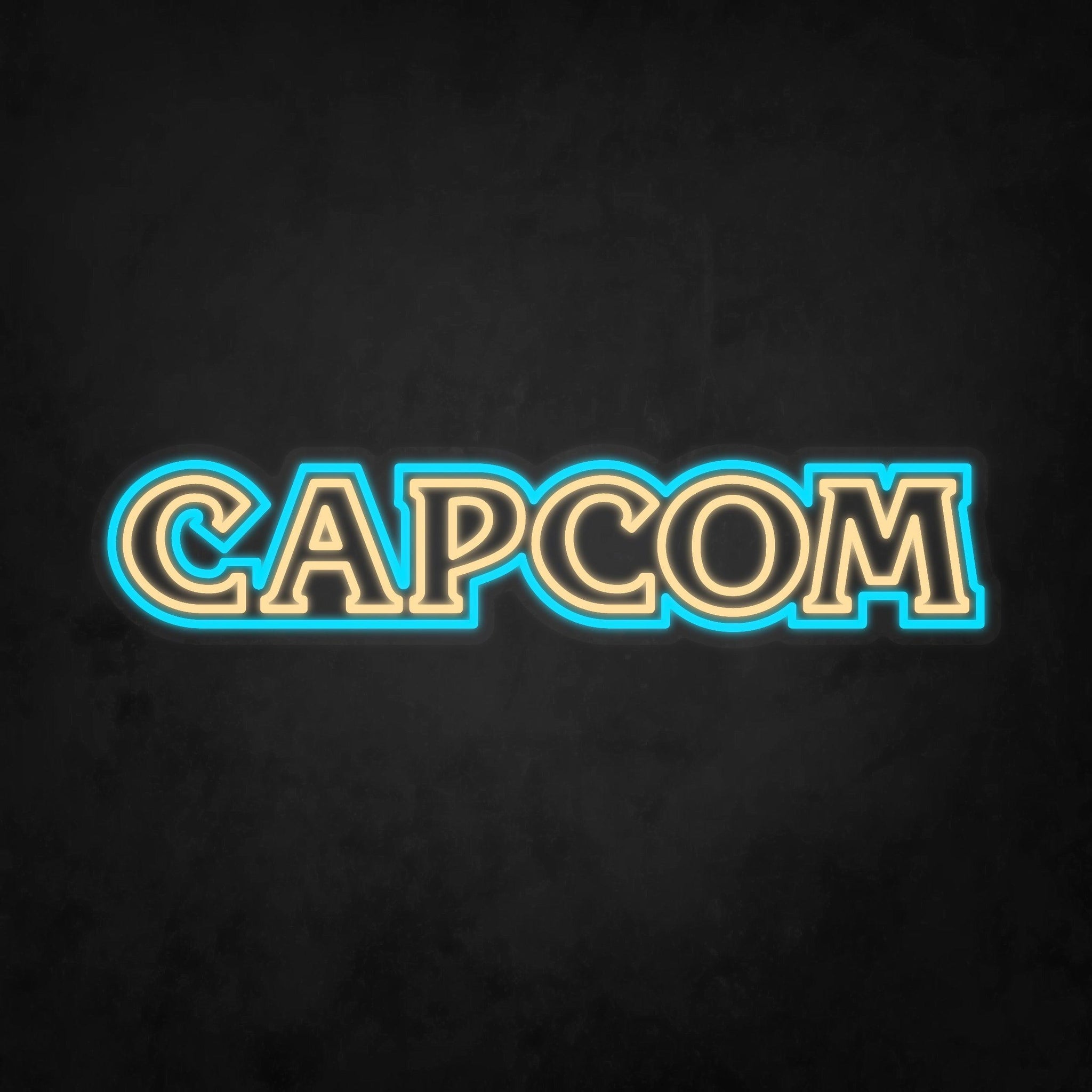 Capcom Logo Neon Tabela - Neonbir