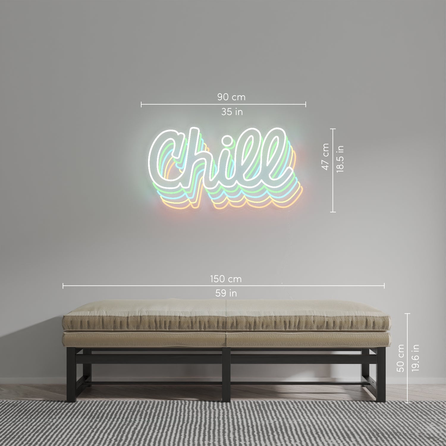 Extra Chill - Neon Tabela - Neonbir