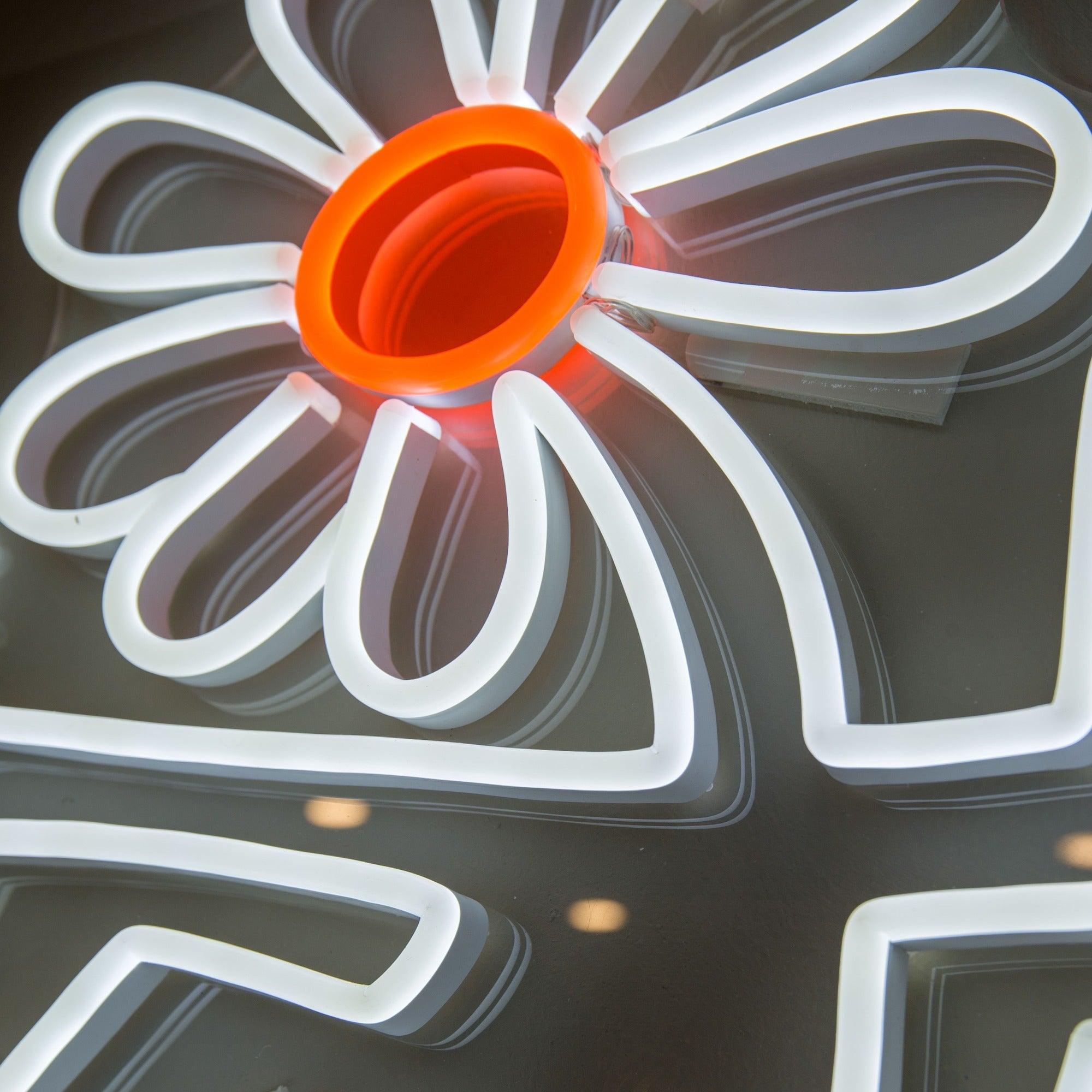 Flower Head, YP x Keith Haring, Neon Tabela - Neonbir