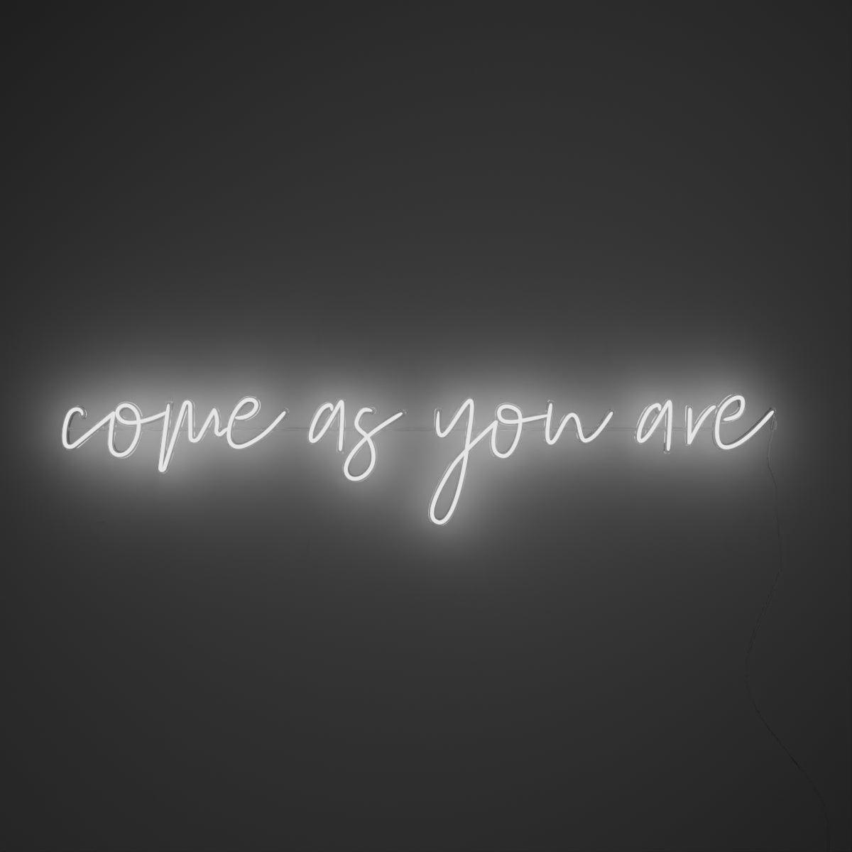Come As You Are - Neon Tabela - Neonbir