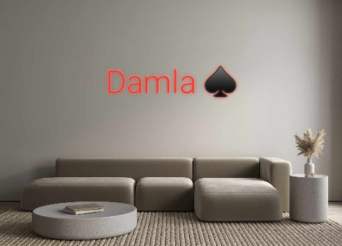 Custom Neon: Damla ♠️ - Neonbir