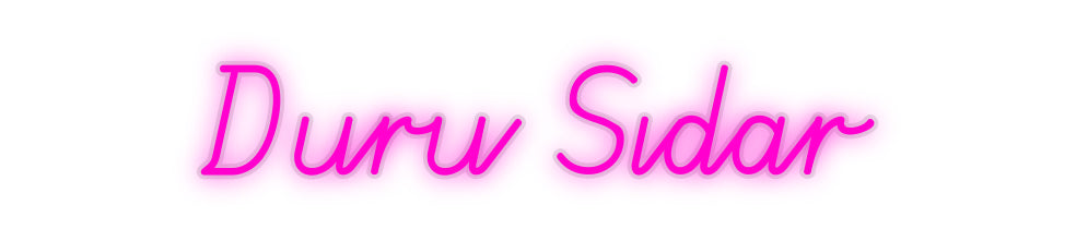 Custom Neon: Duru Sıdar - Neonbir