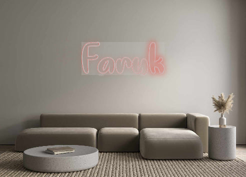 Custom Neon: Faruk - Neonbir