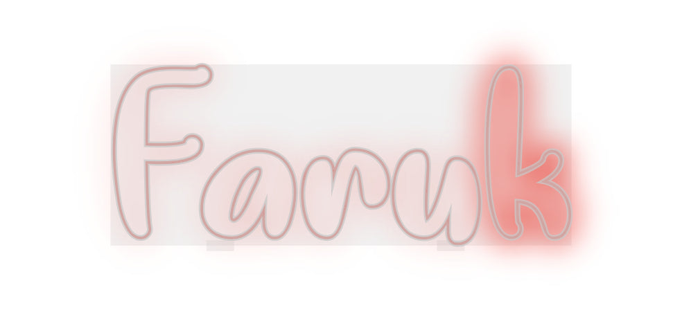 Custom Neon: Faruk - Neonbir