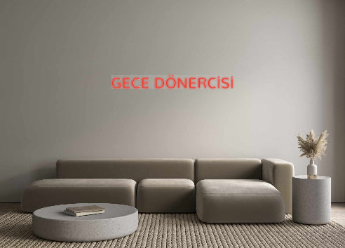 Custom Neon: GECE DÖNERCİSİ - Neonbir
