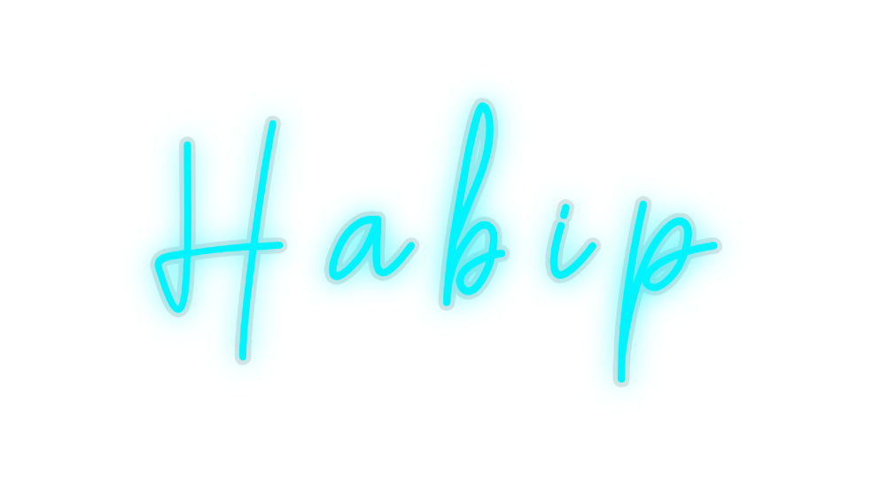 Custom Neon: H a b i p - Neonbir