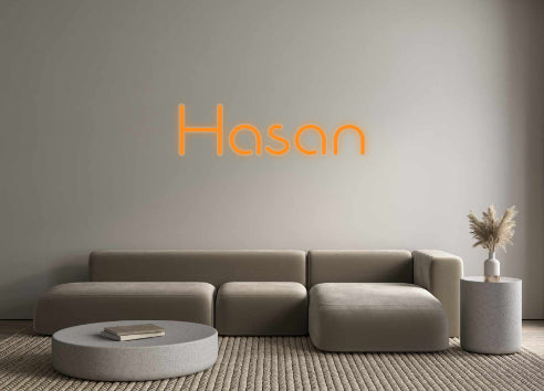 Custom Neon: Hasan - Neonbir