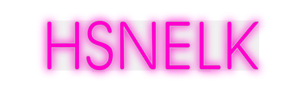 Custom Neon: HSNELK - Neonbir