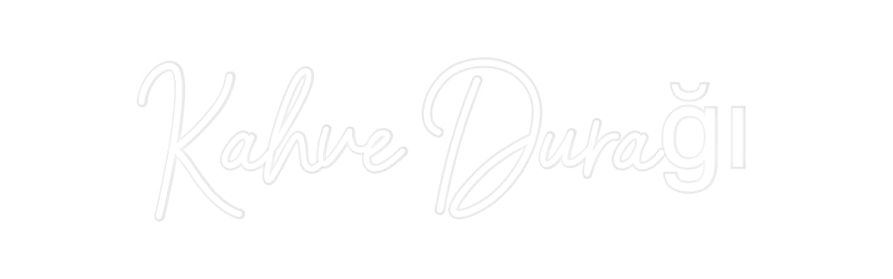Custom Neon: Kahve Durağı - Neonbir