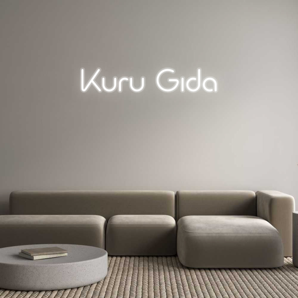 Custom Neon: Kuru Gıda - Neonbir