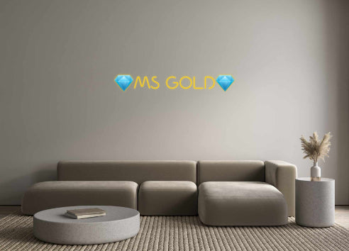 Custom Neon: 💎MS GOLD💎 - Neonbir