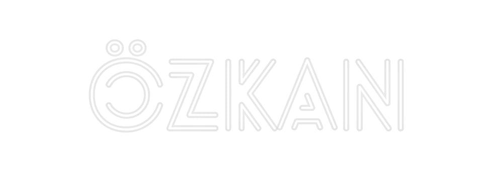 Custom Neon: Özkan - Neonbir