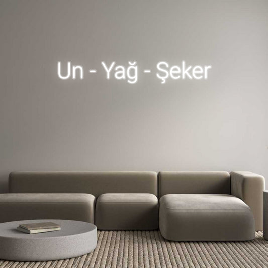 Custom Neon: Un - Yağ - Şe... - Neonbir