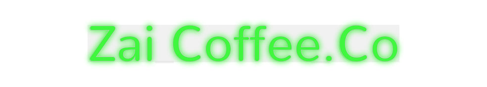 Custom Neon: Zai Coffee.Co - Neonbir