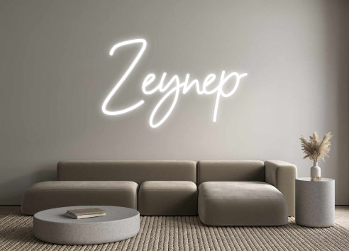 Custom Neon: Zeynep - Neonbir