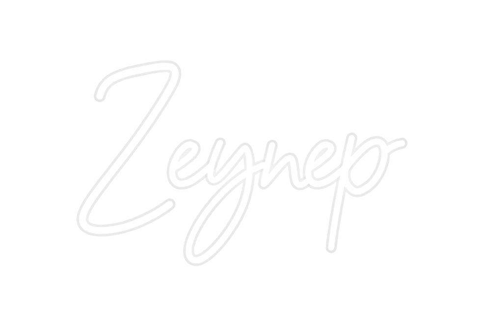 Custom Neon: Zeynep - Neonbir