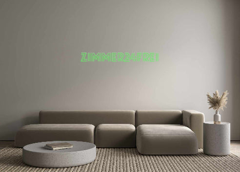 Custom Neon: Zimmer24Frei - Neonbir
