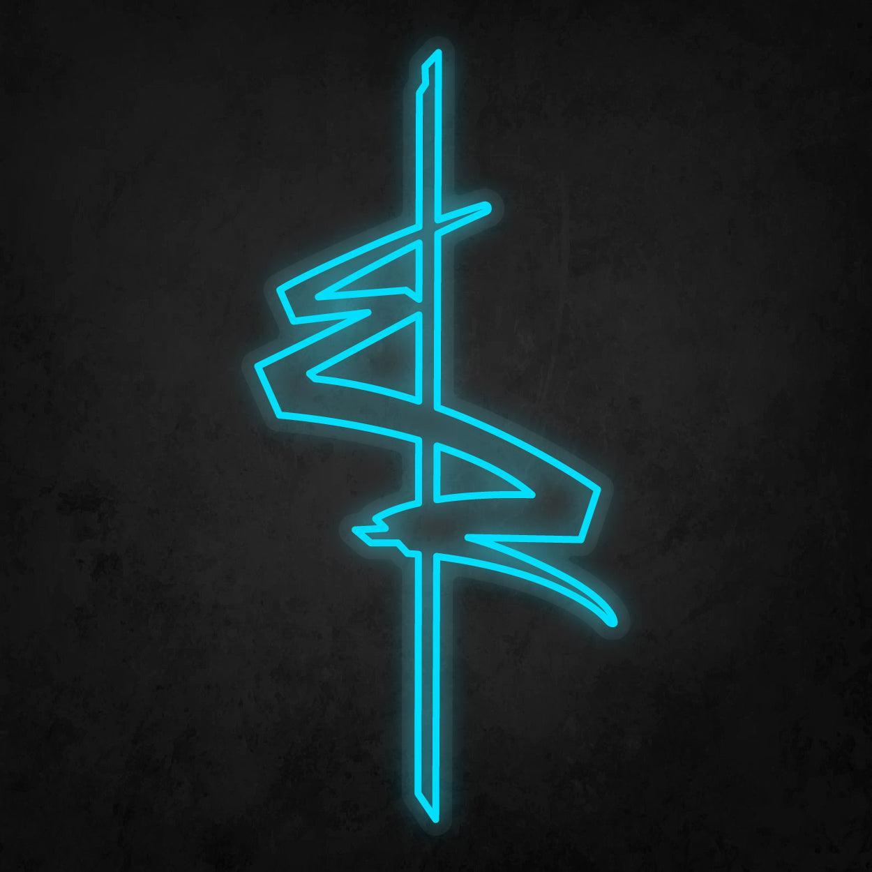 Cyberpunk Edgerunners Neon Tabela - Neonbir