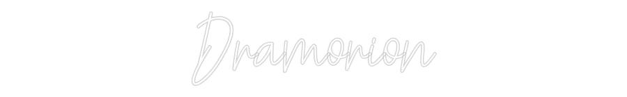 Özel Tasarım : Dramorion