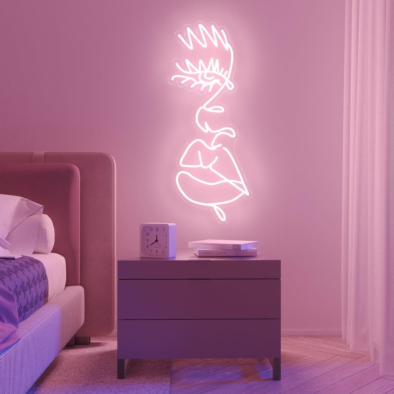 Drip face by Girl Knew York - Neon Tabela - Neonbir