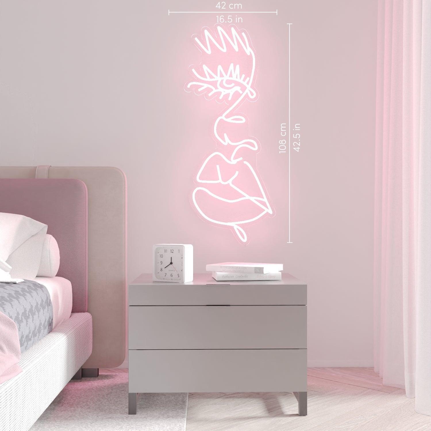 Drip face by Girl Knew York - Neon Tabela - Neonbir