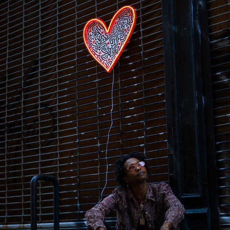 Dance Love, YP x Keith Haring, Neon Tabela - Neonbir