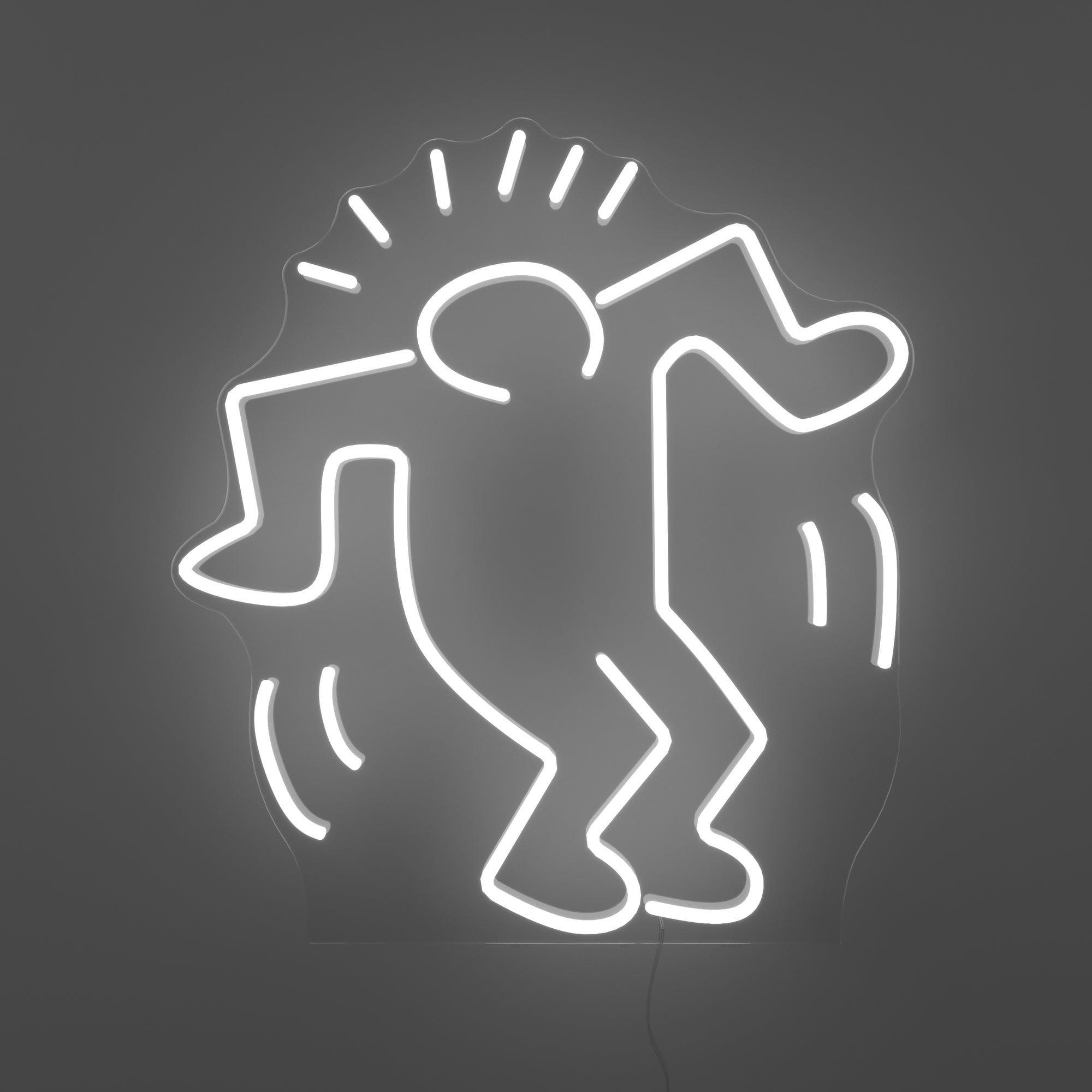 Dancing Man, YP x Keith Haring, Neon Tabela - Neonbir