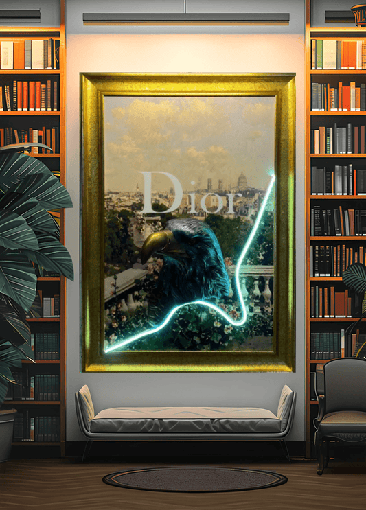 Dior Jungle Art Tablo - Neonbir