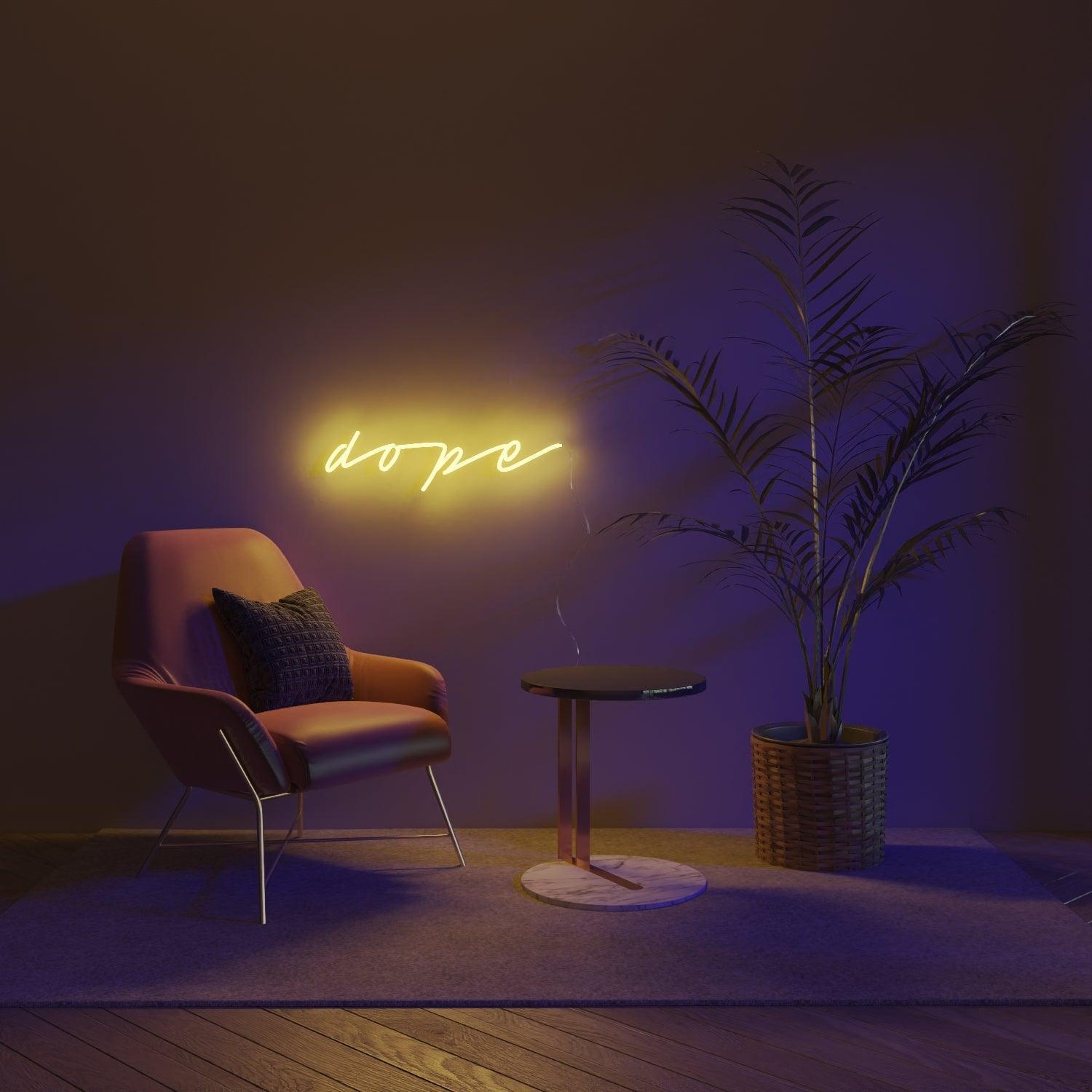 Dope - Neon Tabela - Neonbir