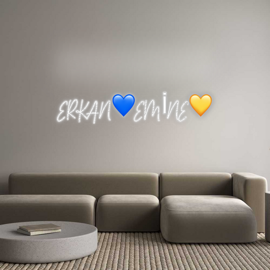 Özel Tasarım : ERKAN💙EMİNE💛