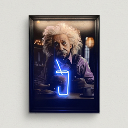 Einstein Canvas Art Tablo