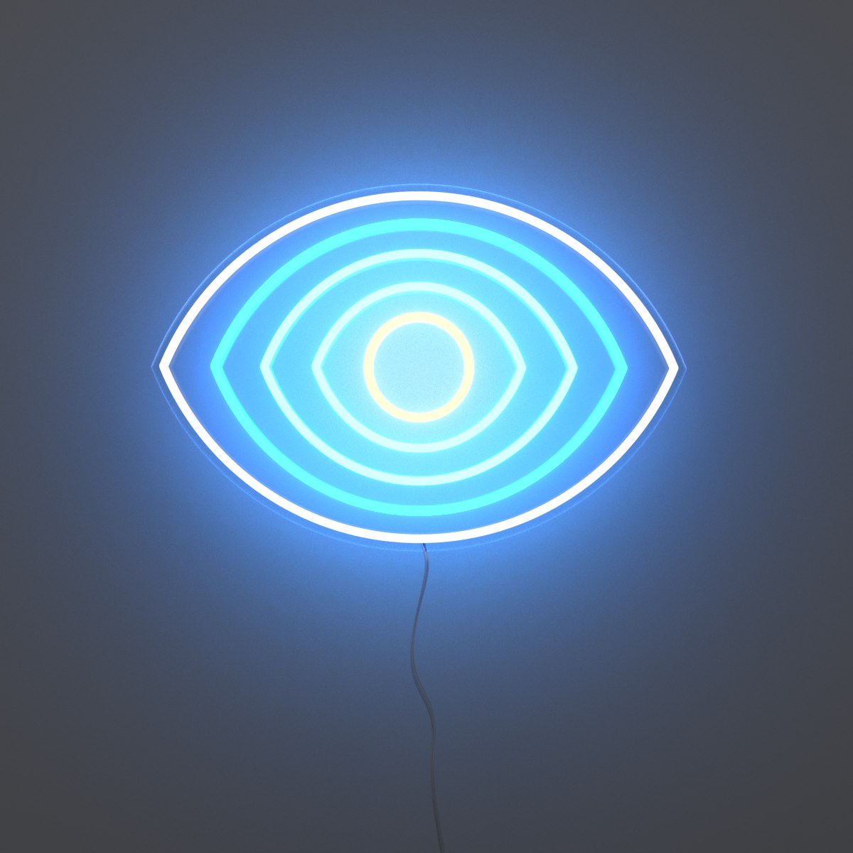 Blue (EYE) I'm watching you - Neon Tabela - Neonbir