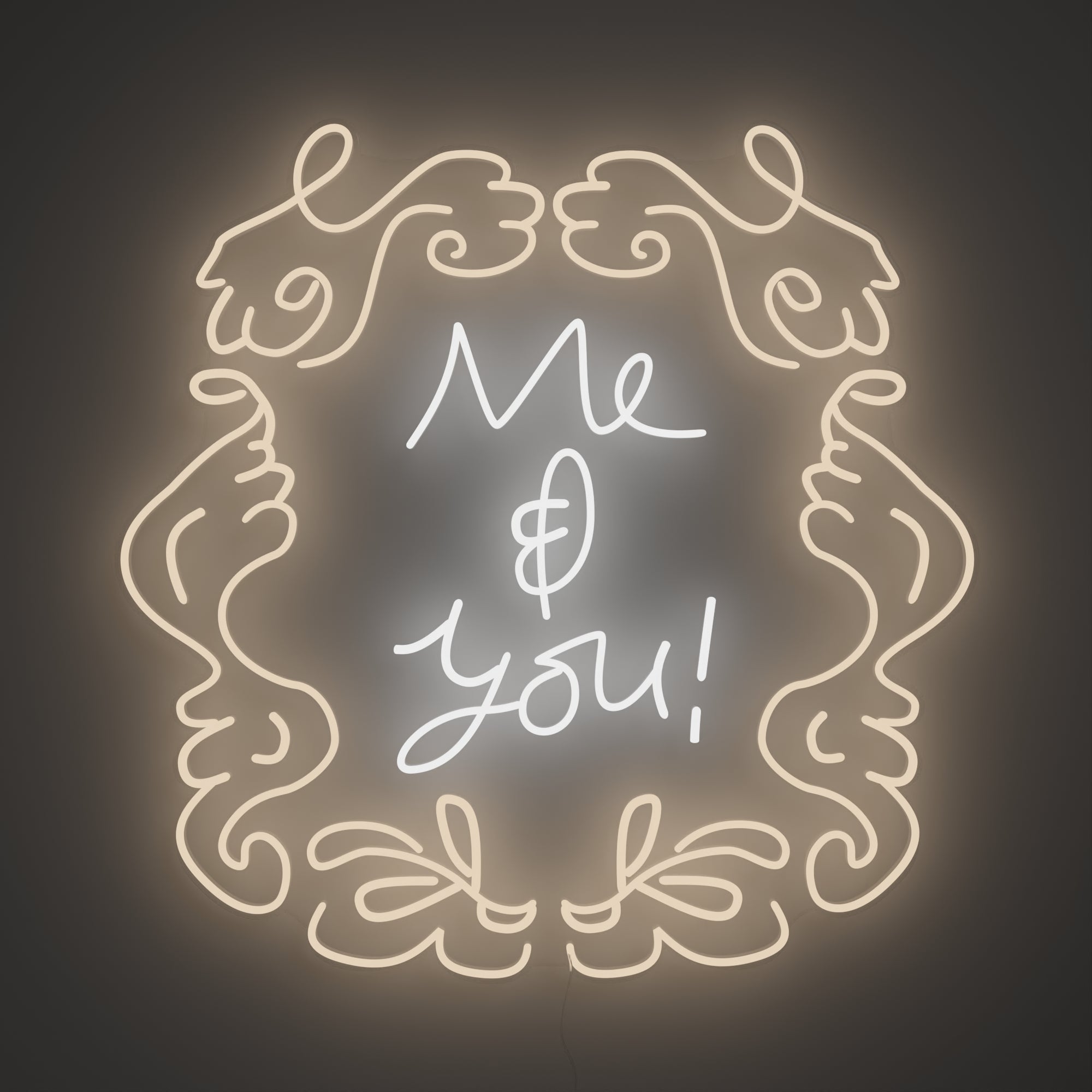Me & You by Girl Knew York - Neon Tabela - Neonbir