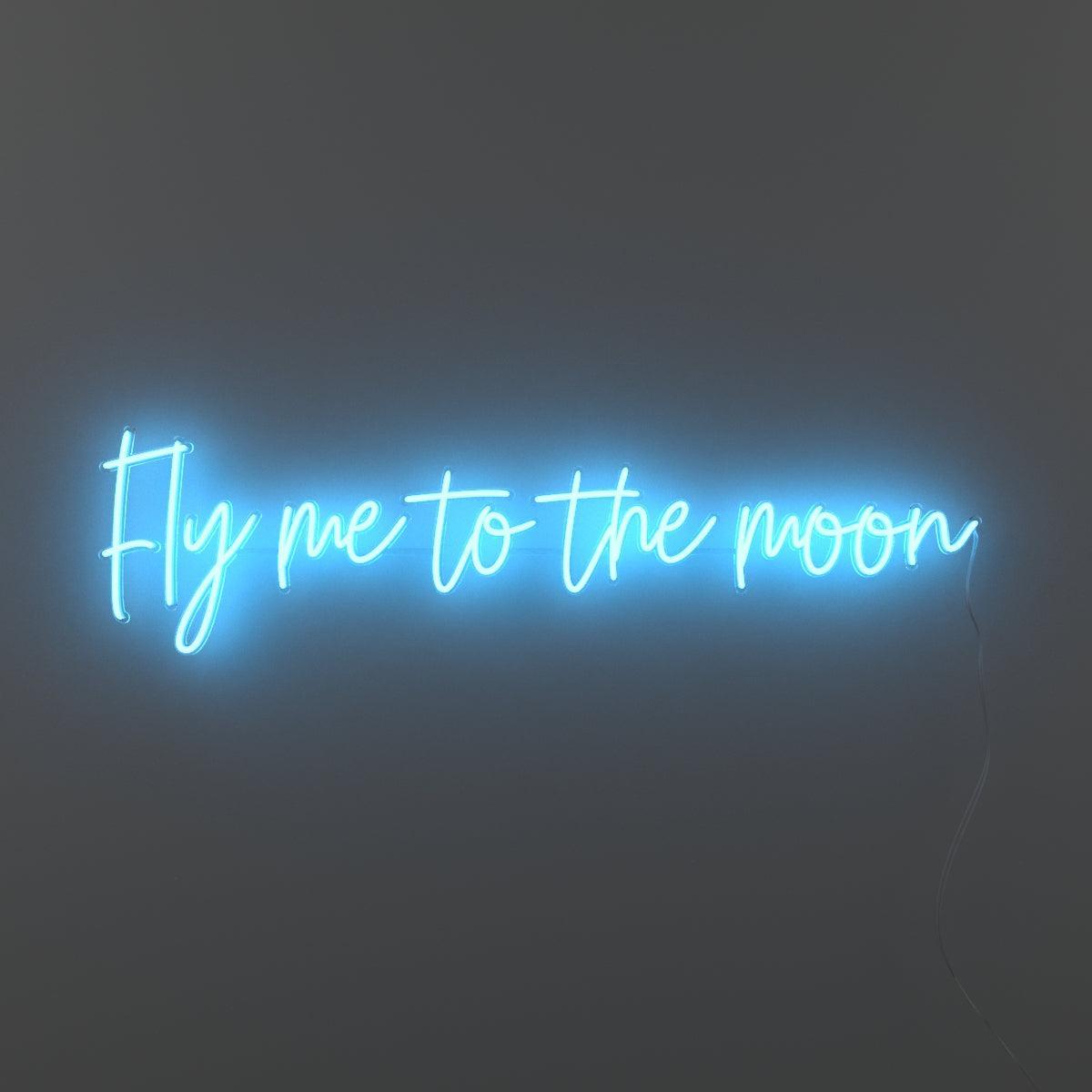 Fly me to the moon - Neon Tabela - Neonbir