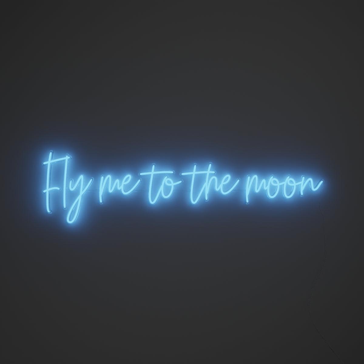 Fly me to the moon - Neon Tabela - Neonbir